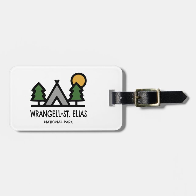 Wrangell-St. Elias National Park Luggage Tag (Front Horizontal)