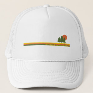 Wrangell-St. Elias National Park Pine Trees Sun Trucker Hat