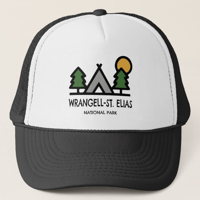 Wrangell-St. Elias National Park Trucker Hat (Front)