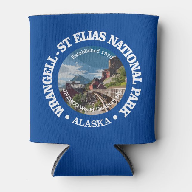 Wrangell-St Elias (NP2) Can Cooler (Front)