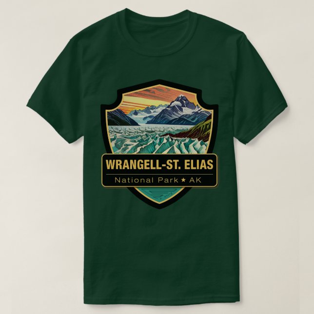 WrangellSt Elias National Park TShirt (Design Front)