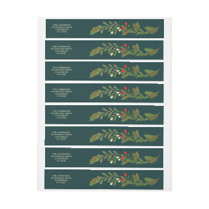 Wrap Around Address Labels, Classic - 1" x 7.25" Wraparound Address Label