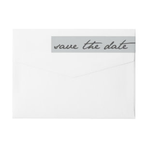 Wrap Around Return Address Label