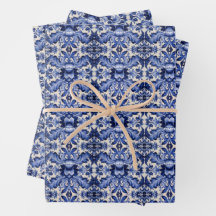 Wrap it Up in Delft Ware Blue Flower 