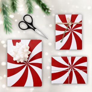 Wrap It Up with Peppermint Candy  Wrapping Paper Sheet