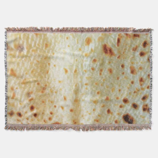 Wrap Your Baby in Lefse Love Tapestry Throw Blanket (Front)