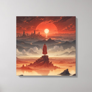 wrapped ancient canvas print