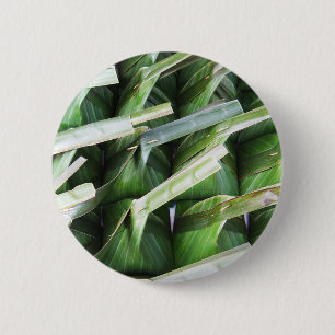 Wrapped Banana Leaf Packets 6 Cm Round Badge