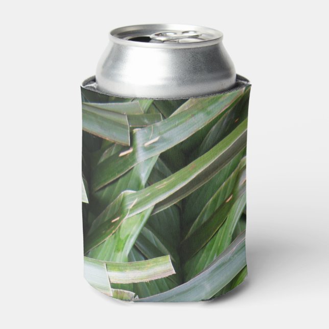 Wrapped Banana Leaf Packets Can Cooler (Can Front)