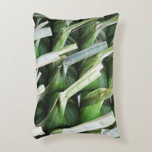 Wrapped Banana Leaf Packets Decorative Cushion