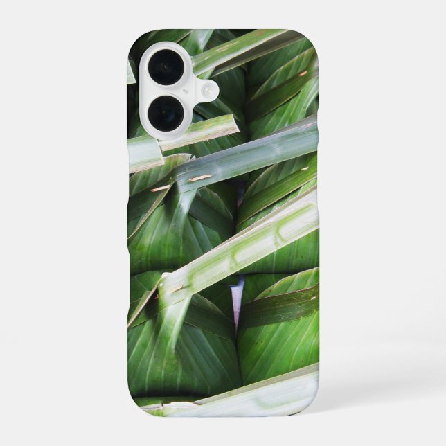 Wrapped Banana Leaf Packets iPhone 16 Case (Back)