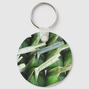 Wrapped Banana Leaf Packets Key Ring