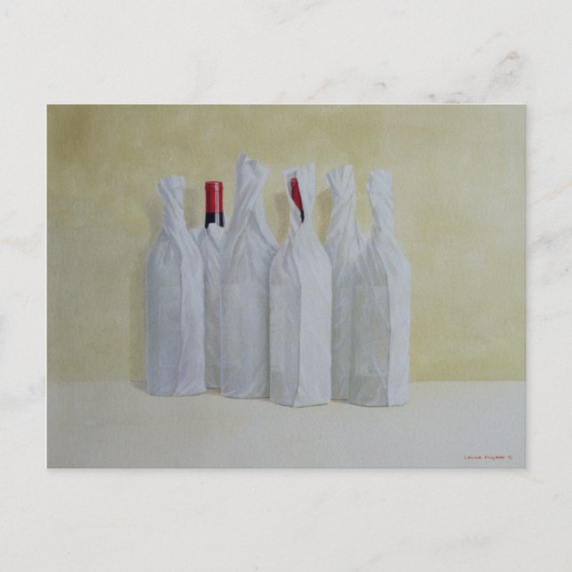 Wrapped Bottles Number 2 1990s Postcard (Front)