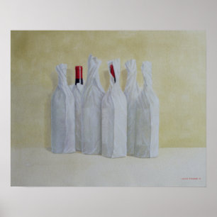 Wrapped Bottles Number 2 1990s Poster