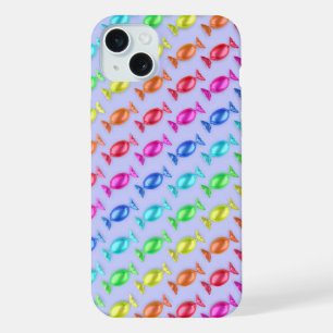 Wrapped candies with different colours iPhone 15 plus case