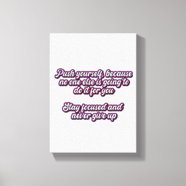 Wrapped Canvas (Front)