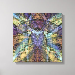 Wrapped Canvas Print, Abstract Chalk on Cement 2