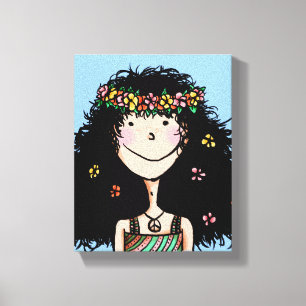 Wrapped Canvas, Spring Girl Canvas Print