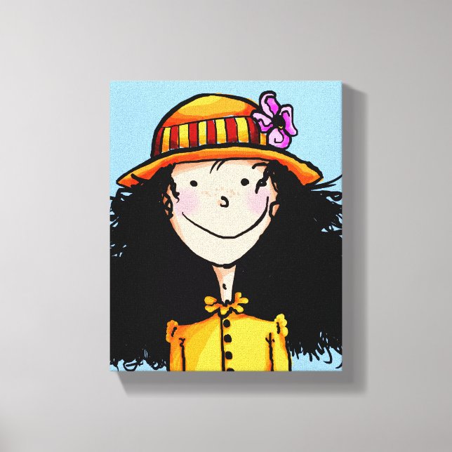 Wrapped Canvas, Summer Girl Canvas Print (Front)