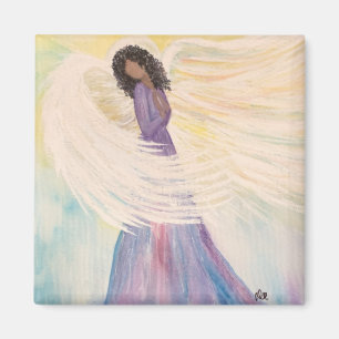 Wrapped in Love Angel 2 Inch Magnet
