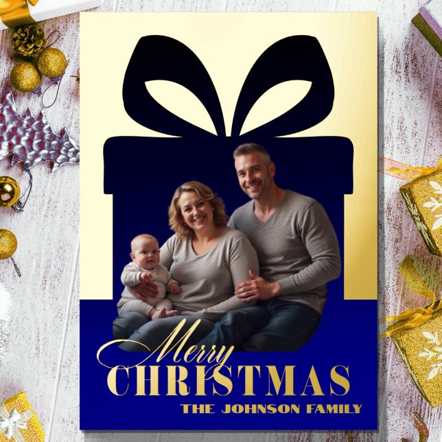 Wrapped in Love - Christmas Family Blue Gold (Creator Uploaded)