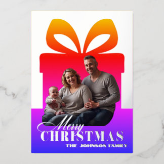 Wrapped in Love - Christmas Family Rainbow Silver