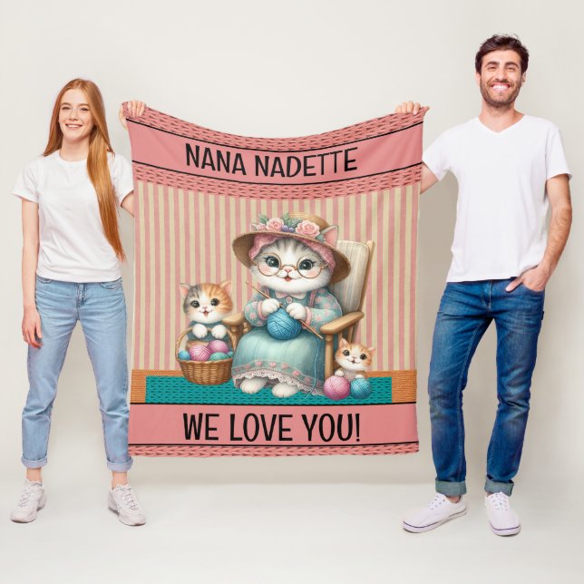 Wrapped in Love Fleece Blanket (In Situ)