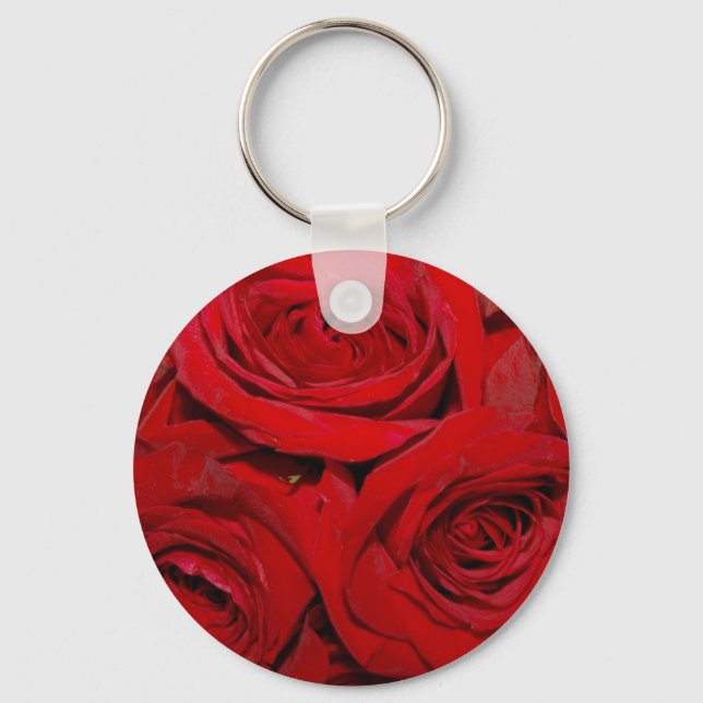 Wrapped in Roses Key Ring (Front)