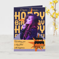 Wrapped in wishes birthday card