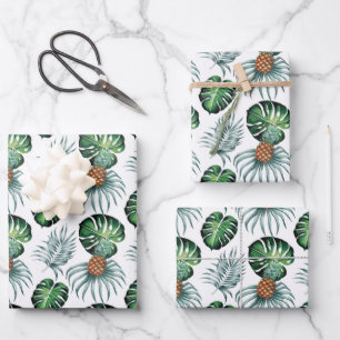 Wrapping - Monstera / Pinapple Paper Sheet