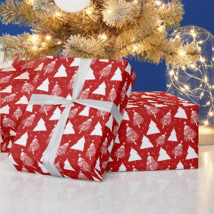 Wrapping Paper 76,2 cm x 1,8 m - Christmas Trees