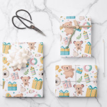 Wrapping Paper Baby Stuff