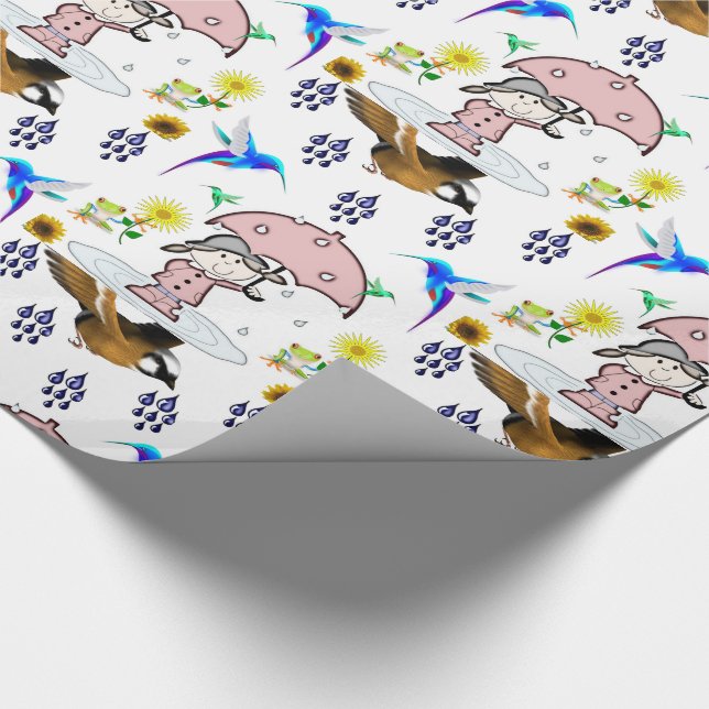Wrapping paper Birds (Corner)