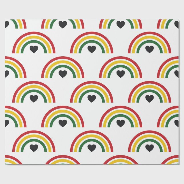 Wrapping Paper-Black History Month Wrapping Paper (Flat)