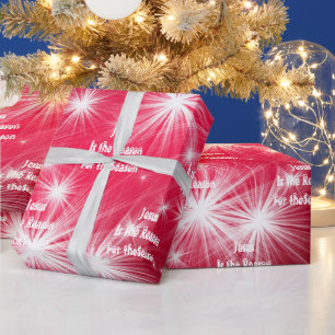 Wrapping Paper Christmas Jesus is the Reason