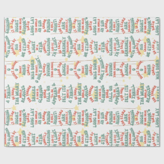 Wrapping Paper_Christmas_O Holy Night Paper