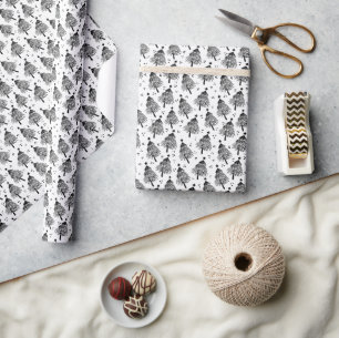 Wrapping Paper - Christmas Trees Pattern
