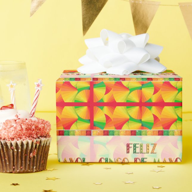 Wrapping Paper - Citrus Fans - Feliz Cinco de Mayo (Birthday Party)