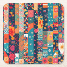 Wrapping Paper Coasters