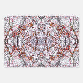 Wrapping Paper: Collaged Cherry Blossom Design Paper Sheet