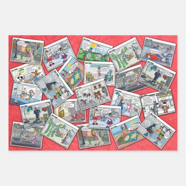 Wrapping Paper | Comic | Cartoons (Front)