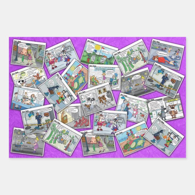 Wrapping Paper | Comic | Cartoons (Front)