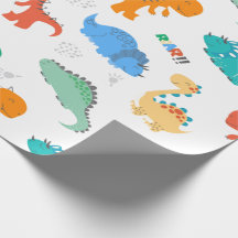 WRAPPING PAPER : DINOSAURS