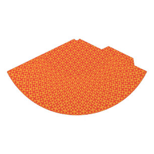 Wrapping paper featuring a pattern with orange, re party hat
