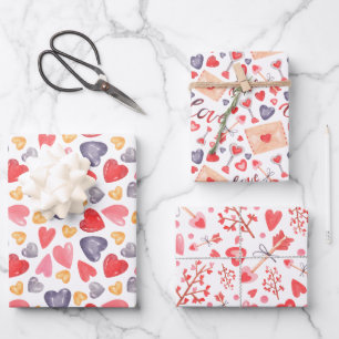 Wrapping Paper Flat Sheet Set of 3