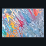 Wrapping Paper Flat Sheet Set of 3<br><div class="desc">A pastel colored crystal design covers this pretty wrapping paper.</div>