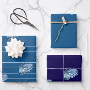 Wrapping Paper Flat Sheet Set of 3