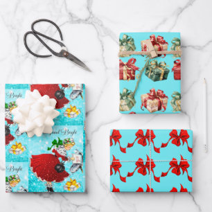 Wrapping Paper Flat Sheet Set of 3