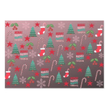 Wrapping Paper Flat Sheet Set of 3