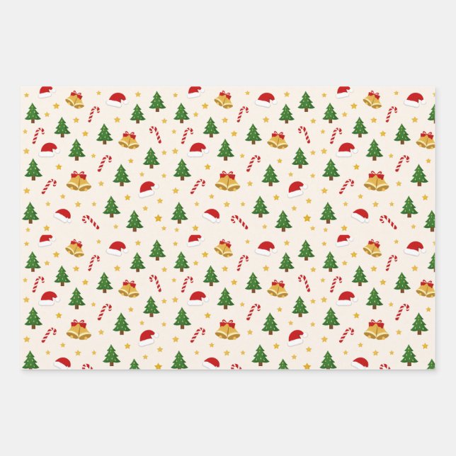 Wrapping Paper Flat Sheet Set of 3 (Front)